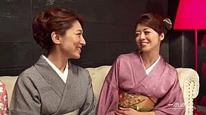 three asian milfs dive into a wild japanese uncensored group party