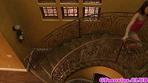 busty lesbian milf sits on her girlfriend's face in a passionate encounter. the queening session highlights their intimate connection as friends.