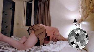 Shamale Ting-Xuan Experiences Intense Big Cock Fucking In Anal Creampie With Cumshot And Crossdressing Skirt Details