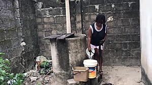 Brunette amateur teen wife squirts in doggystyle anal. Blonde housewife rides to orgasm in homemade cowgirl quickie.