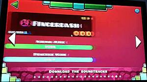 fingerdash playing to venom sound and the adventurers in geometry dash game