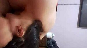 neighbor slut sucks my cock and begs for cum on her face