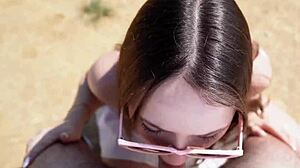 I hooked up with a stranger on our first date and gave him a hot public blowjob