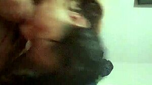 neighbor slut sucks my cock and begs for cum on her face