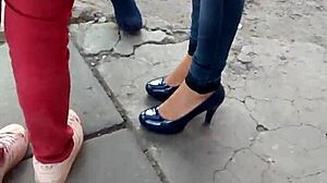 Beautiful Princess in Sneakers