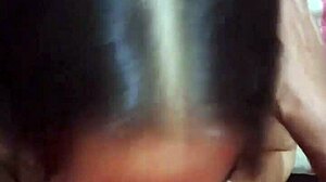 neighbor slut sucks my cock and begs for cum on her face