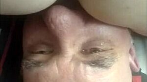 Enticing Upper View Of Mature Cunnilingus