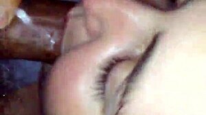 Amateur Wife Gives Blowjob and Swallows Cum in Bbw Action