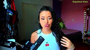 holding back so as not to cum prematurely with my feet and dirty talk in lingerie?