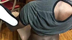 debela bela rdečelaska kurba, ki jo obvladuje bbc gangster v doggystyle close-upu