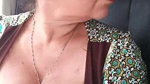 Look at my pussy in the truck close-up