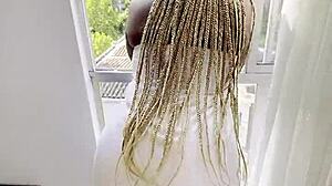 Cheating on my girlfriend with horny stepsister in big tits doggystyle riding creampie pov action