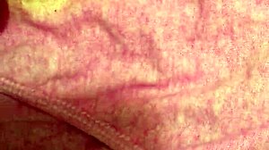 She slipped off her dirty panties during the steamy session. Then he unleashed a massive cumshot right inside them.