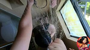 Horny 19-Year-Old Chinese College Teen Gets Surprise Sex In Shower With Interracial Babysitter Twist