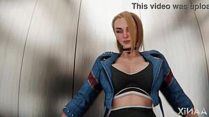 Stranger boldly takes my ass in intense elevator encounter