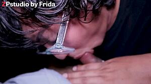 Latina Girlfriend's Homemade Blowjob