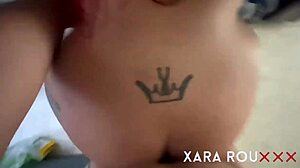 mi hijastro me pide leche y la saca de mis tetas with big natural tits lactating creampie