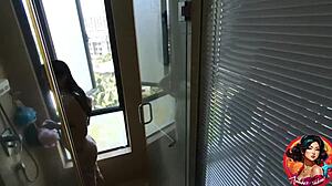 Horny 19-Year-Old Chinese College Teen Gets Surprise Sex In Shower With Interracial Babysitter Twist