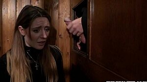 Samantha Bentley takes a huge facial cumshot from the intense blonde blowjob scene