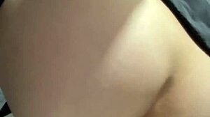 Flashing Big Tits and Toilet Blowjob Fun Before Homemade Couple Fucking with Monster Cock