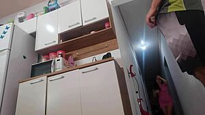 Risky Encounter with Husband's Friend Teases Brazilian Latina's Tight Assets