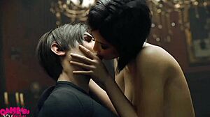 ada wong from resident evil rides monster cock in lustful cowgirl breeding session