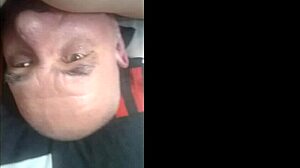 Enticing Upper View Of Mature Cunnilingus