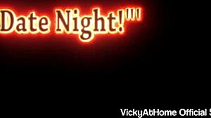 Blonde Vicky Vette in Lingerie Dildo Fucking to Orgasm