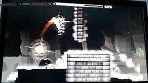 fingerdash playing to venom sound and the adventurers in geometry dash game