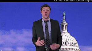 naked weather girl strips outdoors teasing with ripped clothes