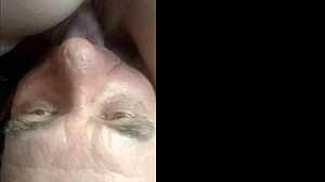 Enticing Upper View Of Mature Cunnilingus