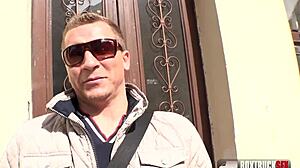 Kate Ross, are you ready to taste that big cock in public during this outdoor massage?