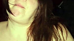 Big White Woman Sits on Cock and Moans