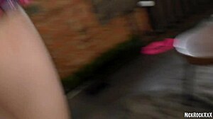 I accidentally slipped into my stepsister's friend with her round ass, this cute 18 y.o. teen in doggystyle.