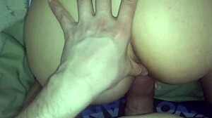 Watch This Cute Big Ass Get Pounded Doggy Style in a Blue Miniskirt!