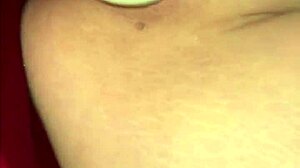 Pov video of amateur couple with squirting action on daddy