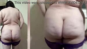 Slut Displays Her Curvy Body Compilation