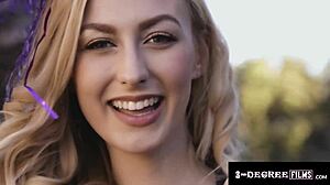 blonde cheerleaders with big tits and pigtails dive into lesbian orgy licking deepthroat pussy in doggystyle missionary action