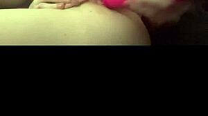 horny british slut gives girlfriend experience with toys and squirting orgasm