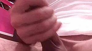 He reveals his massive cock in a solo display