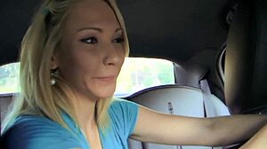 blondie mom takes huge black cock in intriguing anal session with heels and fishnets