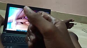 teen latina gets intense massage from muscular bodybuilder in homemade pov. rohitjames unleashes cumshot compilation on her young legs.