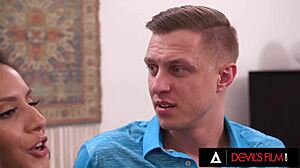 Latina wife cheats by buttfucking her best friend with rough doggystyle anal and cowgirl riding