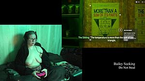 Brunette BBW With Big Natural Tits And Curvy Ass Plays Naked Night Springs Game Part 2