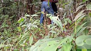 Slept With The Strange Woman I Met In The Bush For Hairy Big Cock Homemade BBW Action