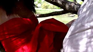 Wild sex in the woods