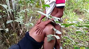 Slept With The Strange Woman I Met In The Bush For Hairy Big Cock Homemade BBW Action