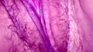 katrina's fingers explore her serena in solo play