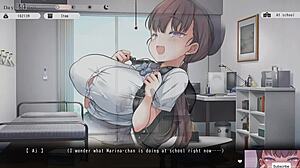 masyousyoujo engages in all conversations throughout the story