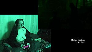 Brunette BBW With Big Natural Tits And Curvy Ass Plays Naked Night Springs Game Part 2